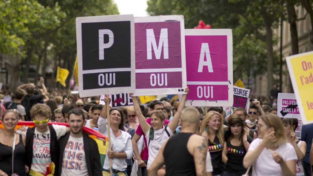 les manifs pour la PMA de l'été dernier